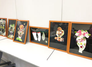 ハマキッズ・アートクラブ「切り絵で顔をコラージュしよう」の画像