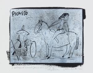 齋藤眞紀展 秋のワークショップ2022 『誰でもピカソ・・・リノカット(版画)に挑戦!』の画像