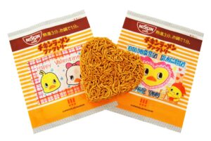 「ハート形チキンラーメン」手作り体験の画像