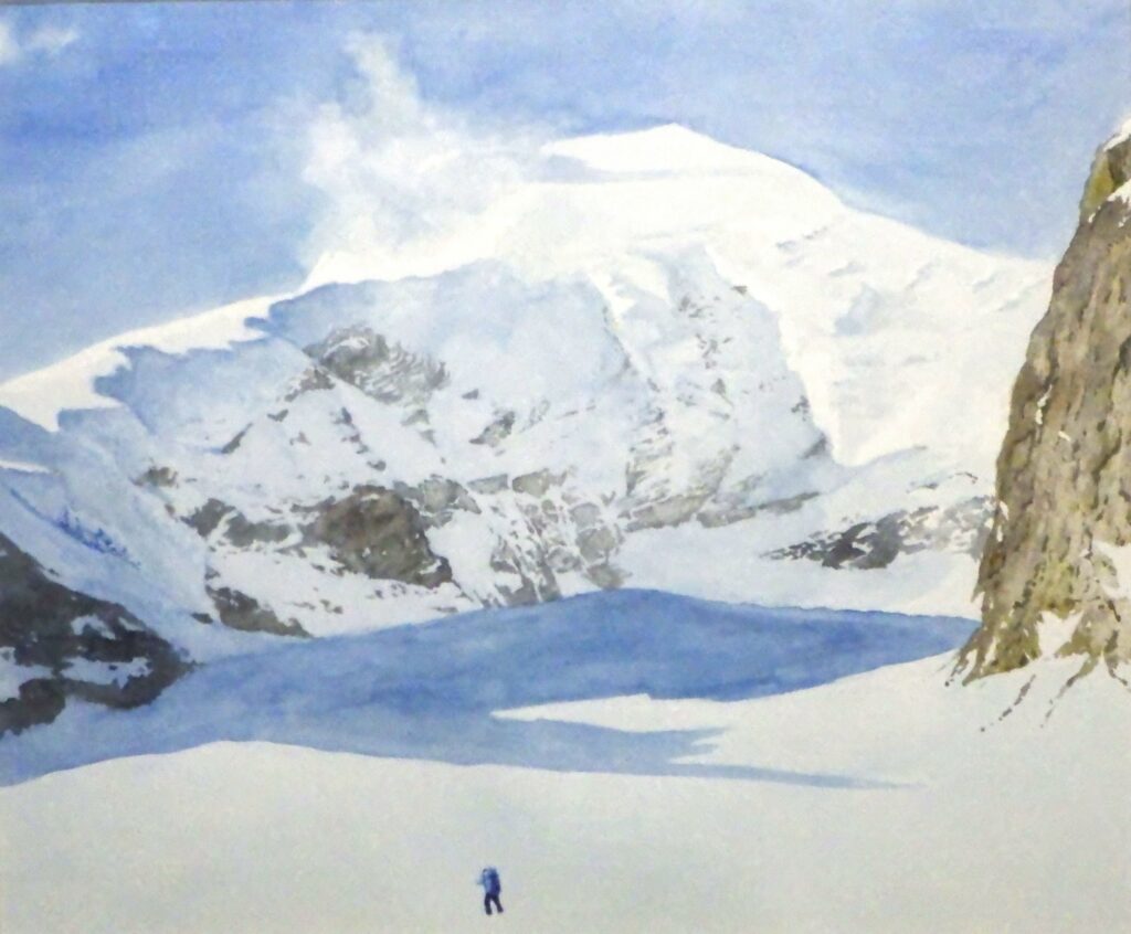 尾藤文則 水彩画展 《北ノ山ニ居リマス》の画像