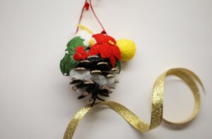 まゆのオーナメント作り☆クリスマスバージョンの画像