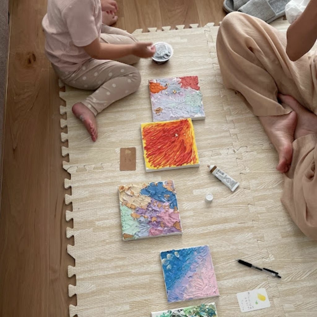 【募集中】夏休みは親子でアート体験! 世界でひとつのいろあそび♩の画像