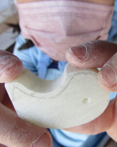 秋の勾玉作り体験教室3