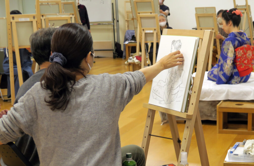 講師と学ぶ和装クロッキー 〈全2回〉の画像