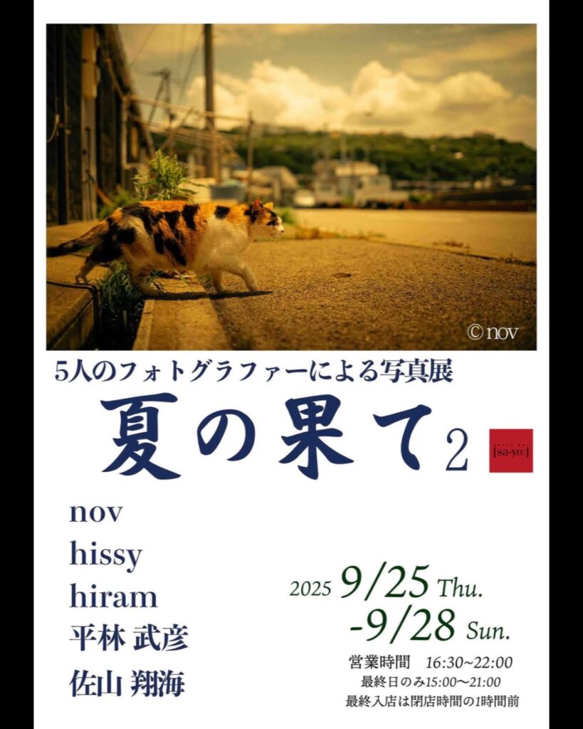 グループ写真展「夏の果て2」の画像