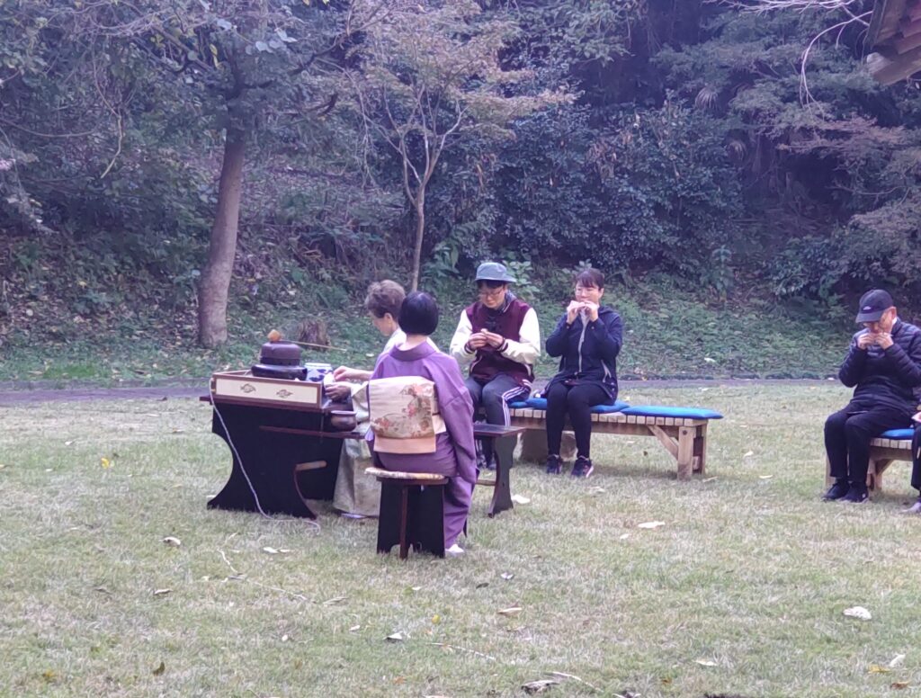 秋の茶会 久良岐能舞台の画像