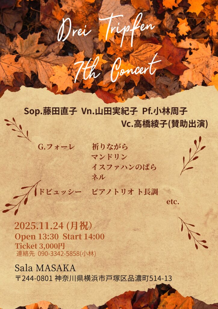 Drei Tripfen  7th Concertの画像