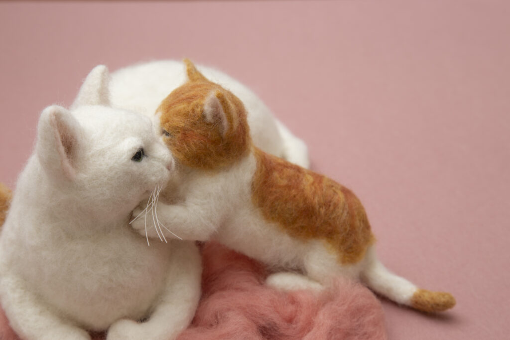 中島こまち個展 羊毛フェルト ～猫が教えてくれたこと～の画像