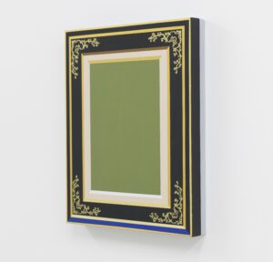 額縁からのぞく美術館の画像