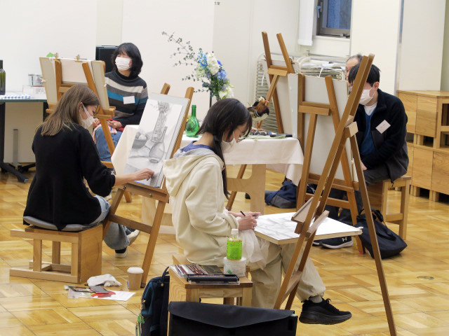 オープンスタジオ平面室　静物デッサン（Aコース）の画像