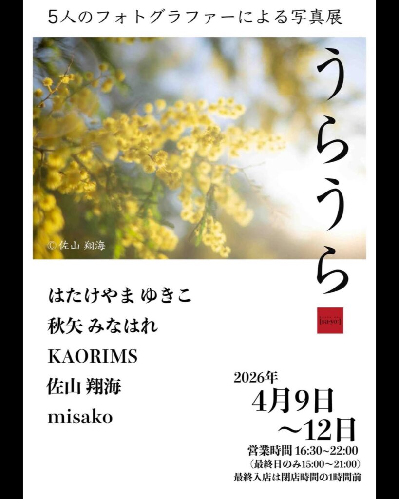 グループ写真展「うらうら」の画像