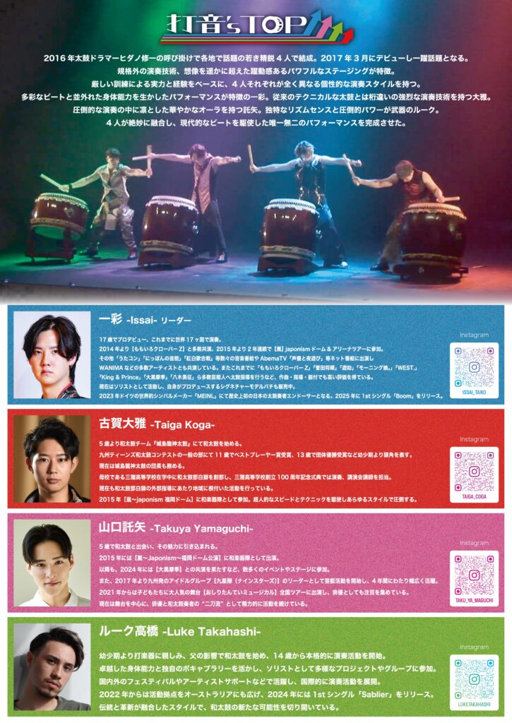 打音’sTOP FINAL TAIKO LIVE 「WE ARE 打音’sTOP」の画像