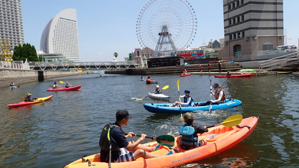 日本丸シーカヤック体験会の画像