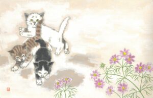 「猫へのまなざし、こどものおはなし展」の画像