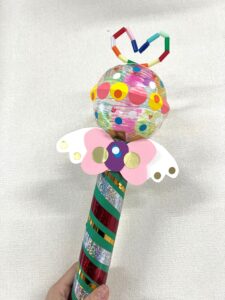 ハマキッズ・アートクラブ「ステキなステッキをつくろう」の画像