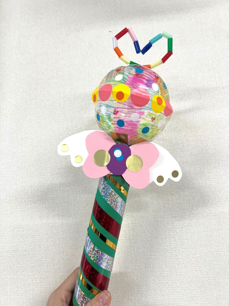 ハマキッズ・アートクラブ「ステキなステッキをつくろう」の画像