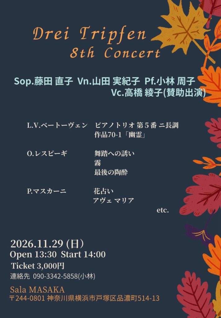 Drei Tripfen  8th Concertの画像