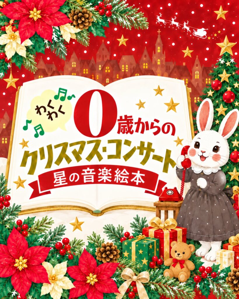 0歳からのクリスマスコンサート 「星の音楽絵本」横浜2026の画像
