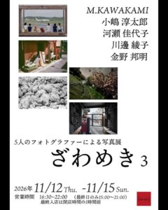 グループ写真展「ざわめき3」の画像