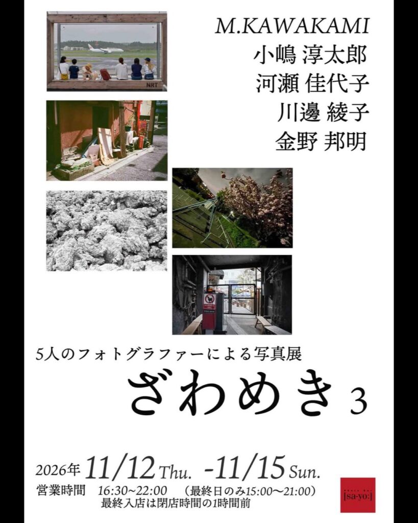 グループ写真展「ざわめき3」の画像